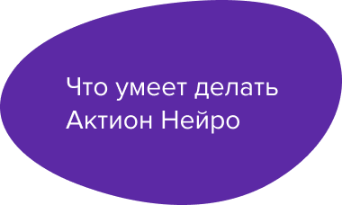 Что умеет делать Актион Нейро
